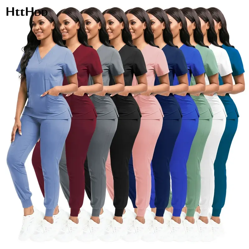 New styleScrubs Beauty SPA Uniform Pet Clinic Store Veterinary Dentistry Work Clothes Set High-quality Medical Nurse Uniform Unisex