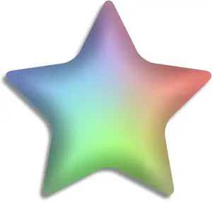 Set of 25 Aurora Color Changing LED Star Light Up Body Lights Lapel Pins