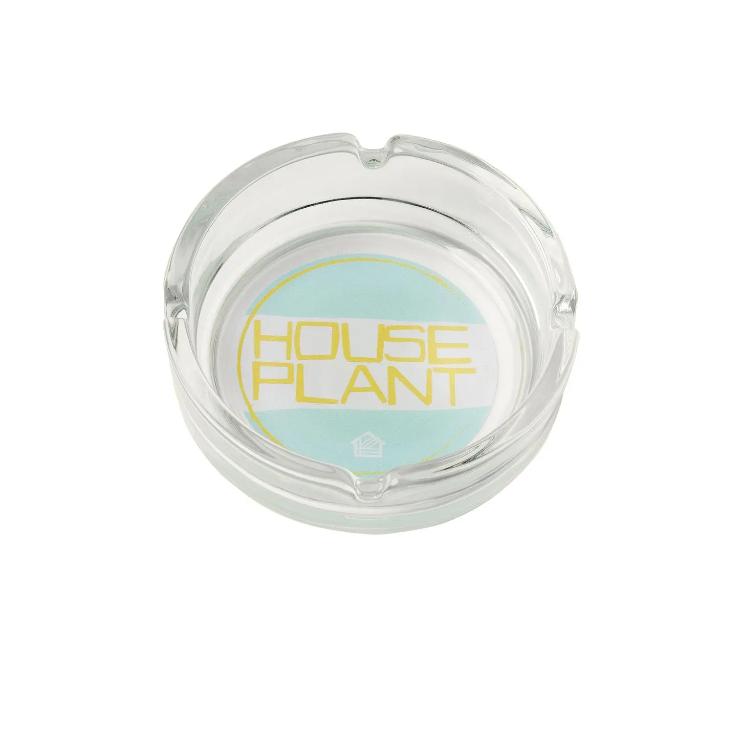Houseplant Glass Ashtray in Blue Houseplant Logo Houseplant Glass Ashtray in Blue Houseplant Logo