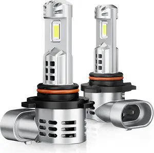 SUPAREE 9006 Bulbs 20000LM Super Bright with Fan,LED Headlight 6500K Cool White,Design 50000+ Lifespan, 5 Mins Installation,Pack of 2
