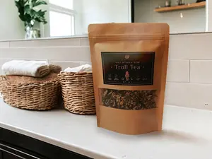 •Triple Botanical Blend Troll Tea • Skin Restorative Botanical Bath Tea • Antioxident Rich Skin Nourishing Bath Tea • Bath Tea for Skin Hair Nails • Troll Tea for Bath & Beauty