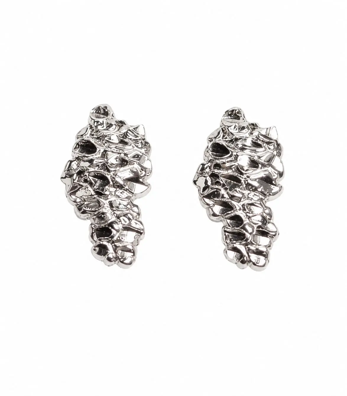 Aretes de plata 925 texturizado / Textured 925 silver earrings