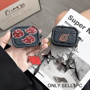 1 piece of anime-element earphone protective case, shockproof design and durable silicone earphone case, Apple wireless Bluetooth earphone case, Headphone Accessories, Earphone Protective Cover, suitable for AirPods 4/pro/pro2/pro3/1/2/3