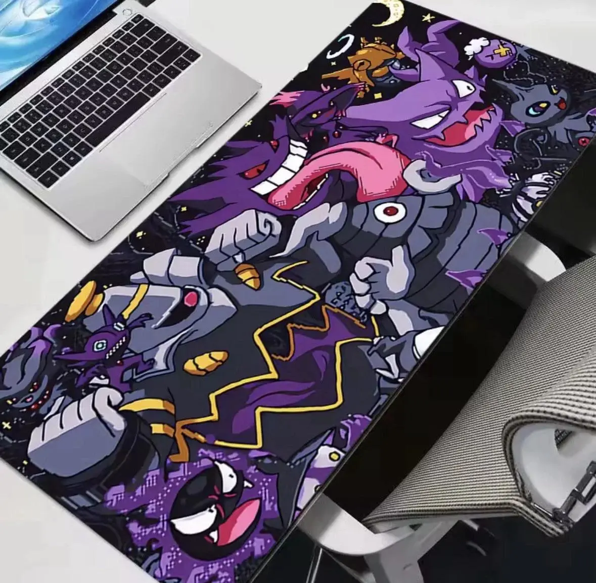 GGengarr Ghost Types Playmat Card Play Mat TCG Dusknoir Pad Mousepad