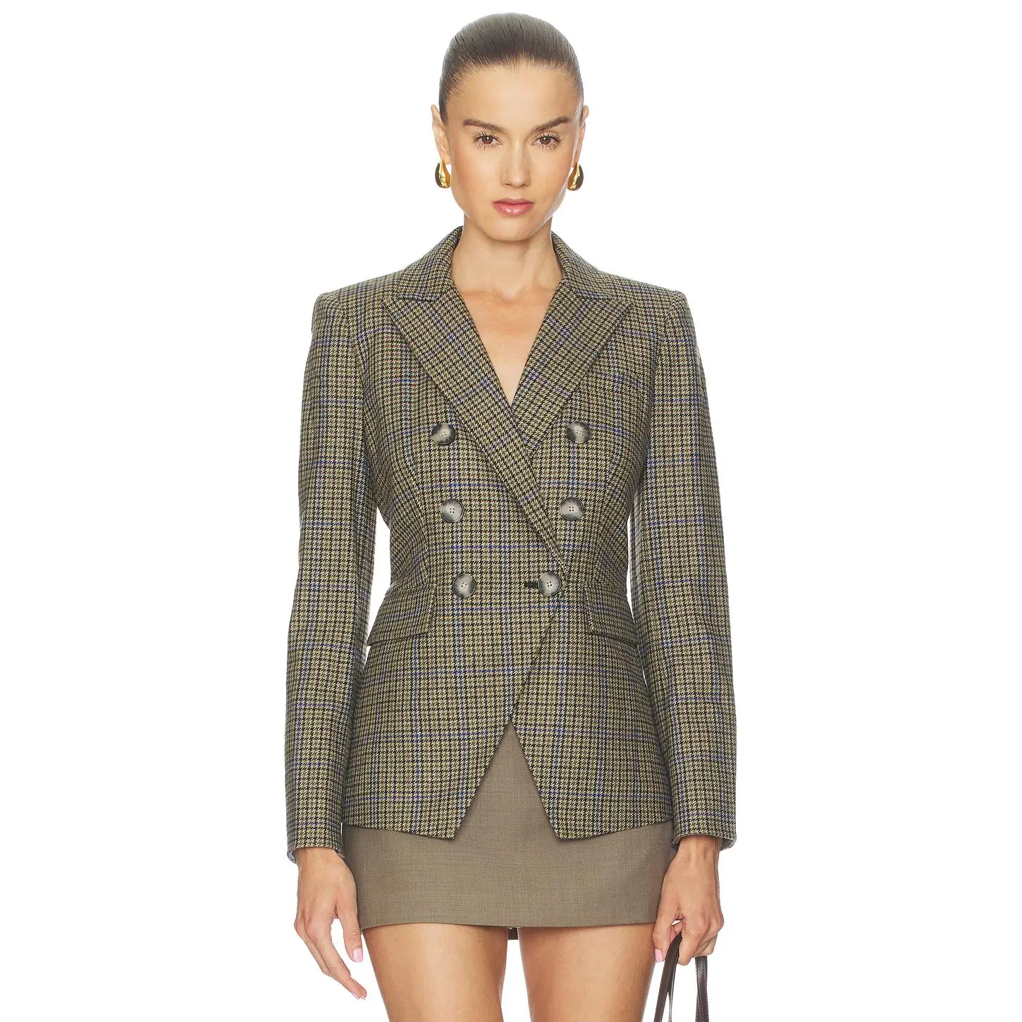 Veronica Beard Miller Dickey Jacket in Moss Multi