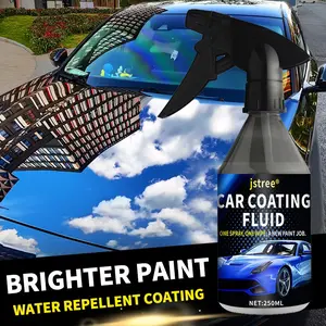 Jstree Car Nano Coating Liquid, Paint Crystal Coating, Body Wax Brightening Protector, 250ML, Car Care Essential
