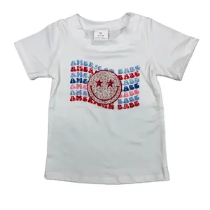 Girl Summer Tshirt 4th Of July Summer Top