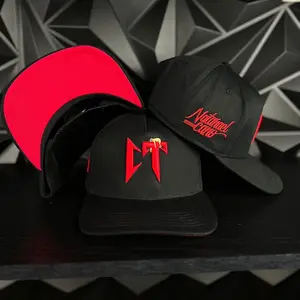 CT NATA SnapBack hat-black/red