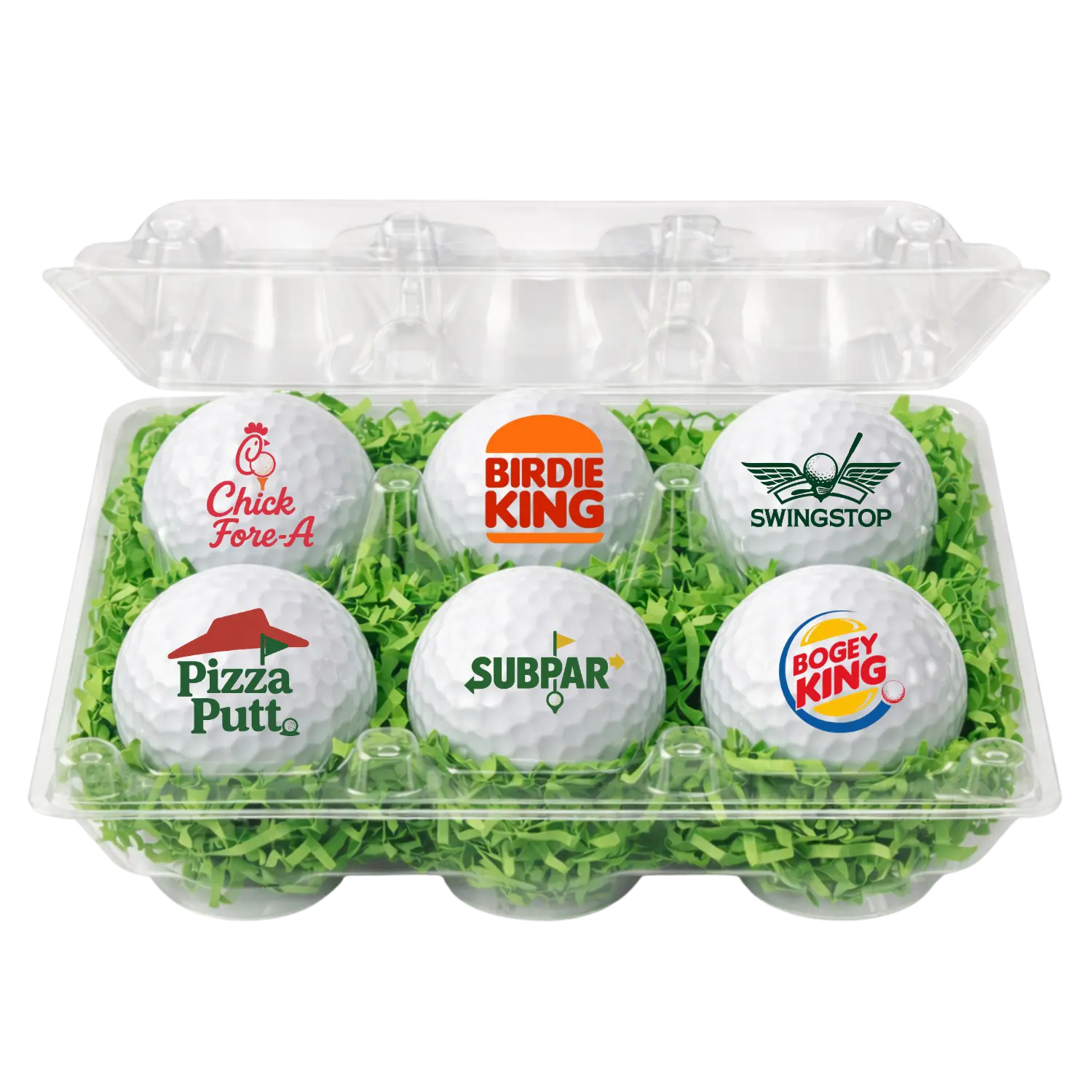 Funny Golf Balls 6 Pack High-Quality Tournament-Ready Balls for Birthdays & Bachelor Parties Variety of Designs for Every Occasion Youth Friendly