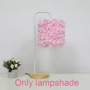 Dreamy Flower Pendant Lamp Shade/table Lamp Shade Universal E27 Base Easy Installation No Bulb Included Bedroom Wedding Decor Atmosphere Light Cover