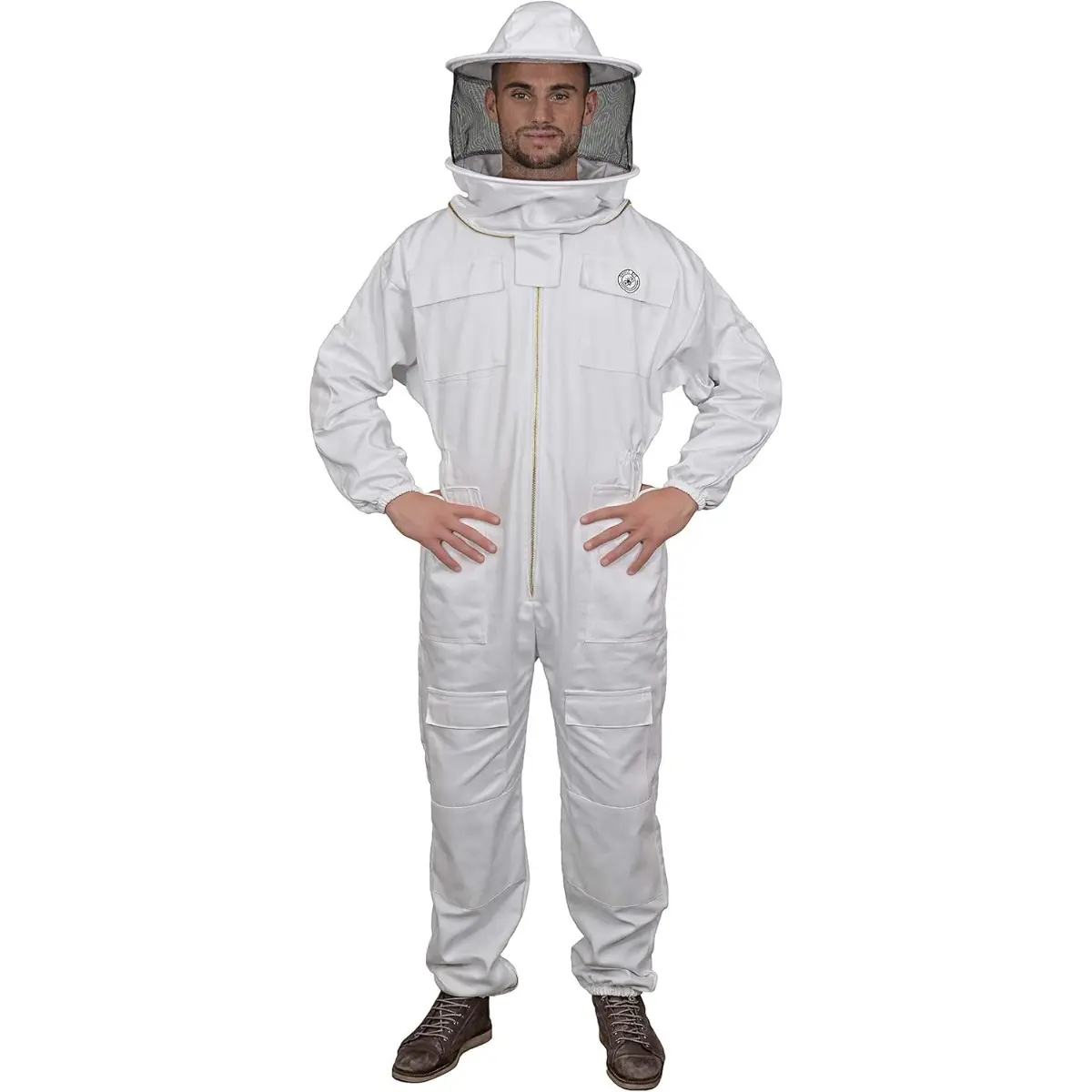 Humble Bee 410 Polycotton Beekeeping Suit With Round Veil