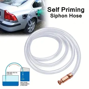 Effortlessly Extract Oil with our Automobile Oil Suction Pump - Manual Extractor with Red Copper Siphon Refueling Pipe, Oil Delivery Pipe, and Urea PVC Pipe