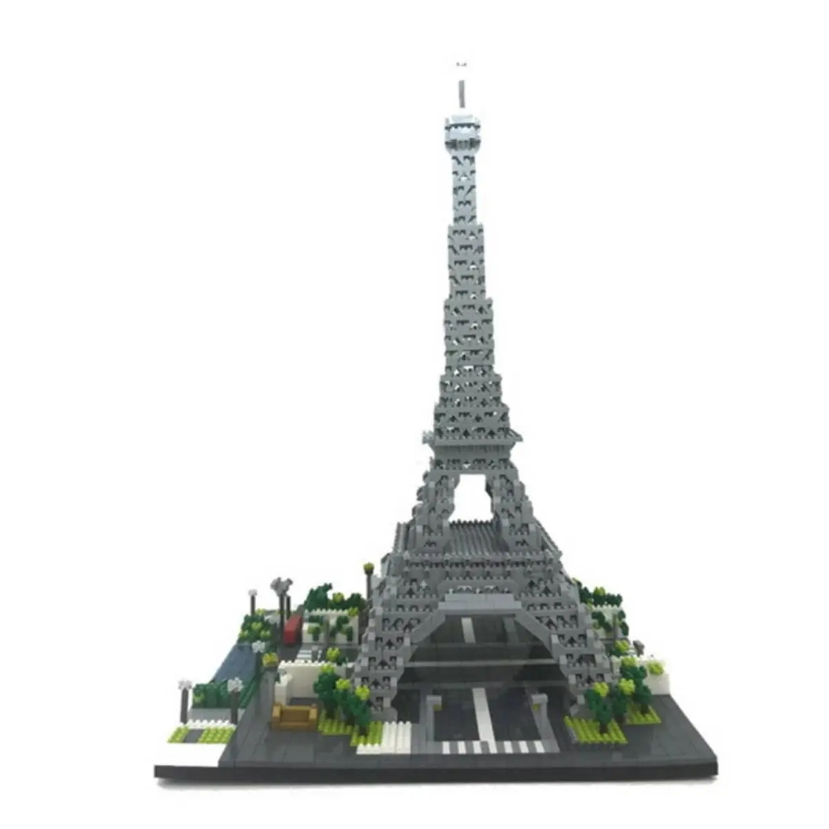 212 MAIN Unisex Collectible Paris Eiffel Tower Architecture Micro Building Blocks Set - Small Animal Pet Toy, 3 lbs Bricks & Parts, Dimensional Stability, Memory Training & Observation, Children Development
