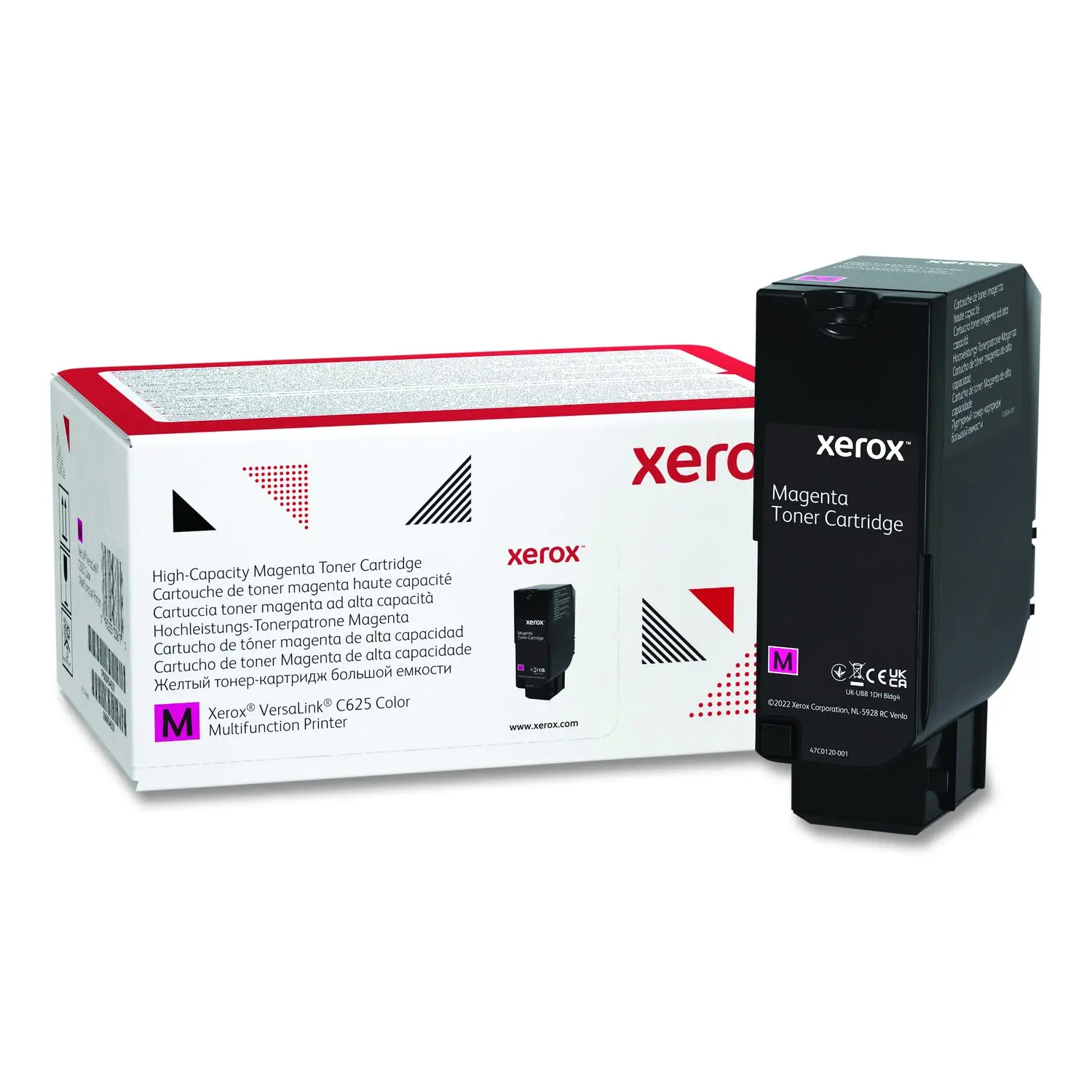Xerox Genuine VersaLink C625 Magenta High Capacity Toner Cartridge