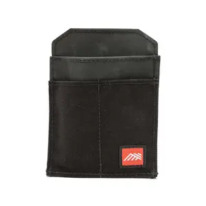 Diamondback Toolbelts 717 Utility Tool Pouch - Tool Bag Organizer with Large Opening, Black Fabric Construction, Zipper Closure, and Logo Patch