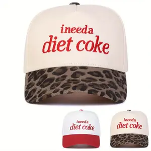 Unisex Letter Embroidered Patchwork Baseball Cap Five-sided Hat Outdoor Adjustable Sunscreen Leisure Hat Spring Autumn Travel Tourism Beach Vacation