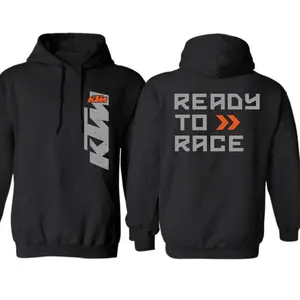 KTM Ready to Race 2 Side Hoodie Vintage for Men and Women, Unisex Vintage Hoodie, Casual Menswear