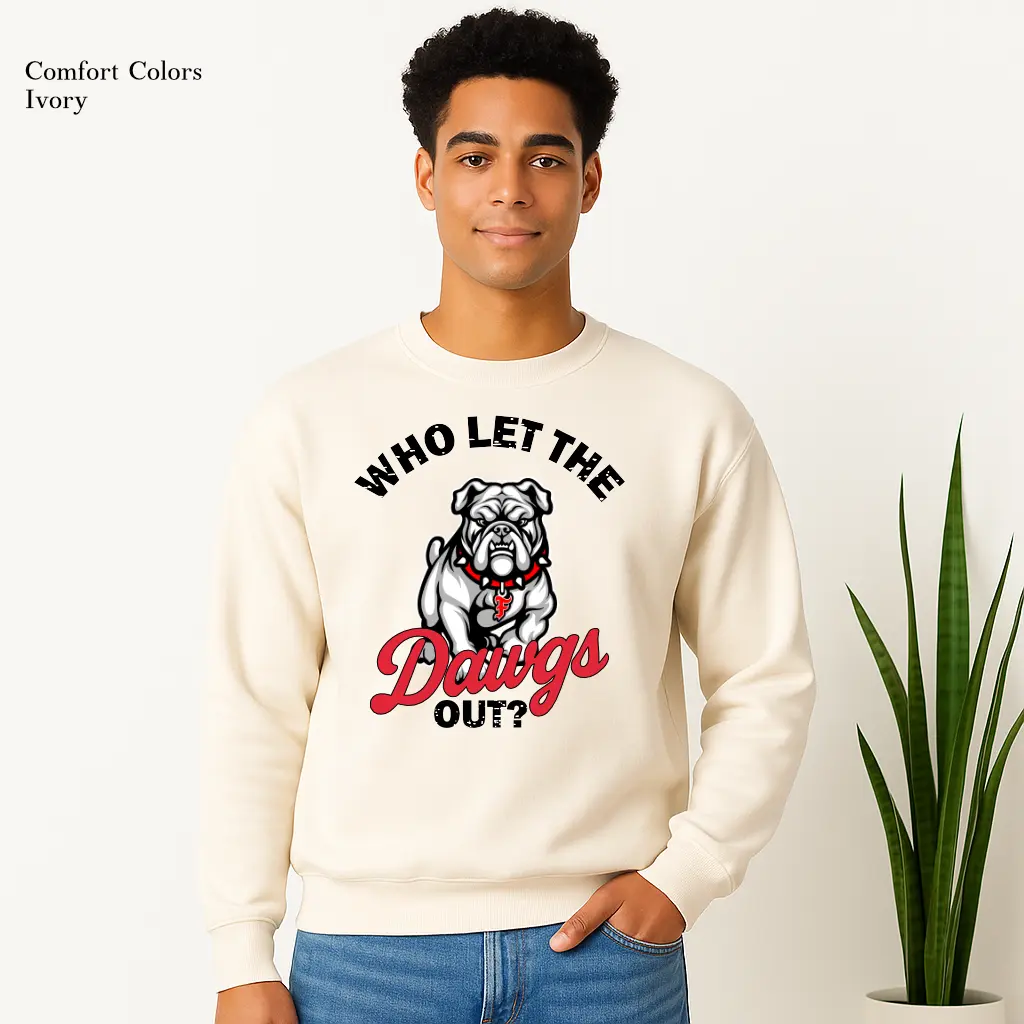 Who Let the Dawgs Out - Fontainebleau Bulldogs Sweatshirt