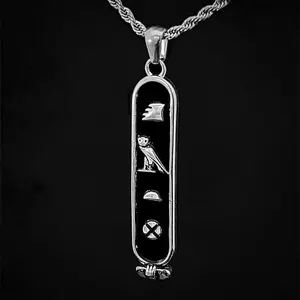 Khemet Hieroglyph Cartouche Chain