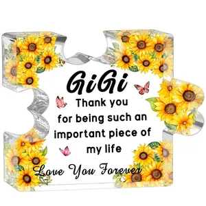 Gigi Gifts Grandma Birthday Gifts From Grandkids Acrylic Plaque Signs  Gigi Gift For Grandmas Mothers Day Christmas Gift Decor For Grandmother Gigi Desk Shelf Novelty Desk Decor Home Decoration Ideas Desk Signage Decoration