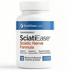 Sciatic Nerve Support Supplement – Extra Strength Formula with B Vitamins, Turmeric & Herbal Extracts,for Sciatica Relief, Nerve Health & Leg Discomfort– 120 Capsules