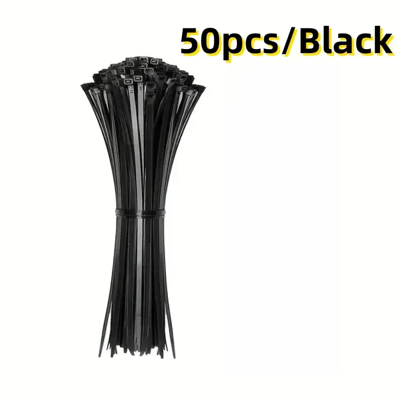 Durable Nylon Zip Tie Wire Set, Adjustable Multi-Size (5.91 Inch), Smooth Home & Outdoor Use, Ideal for Furniture Assembly/gardening/office Binding