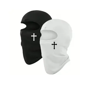 Breathable Cross Balaclava Full Face Ski Mask, Elastic Fit, Ideal for Bicycle, Motorcycling, Hiking, Skiing, Outdoor Sports Gear