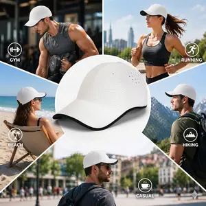 1pcs Lightweight Breathable Foldable Baseball Cap, Sports Hat, Sun Visor Cap, Tennis Cap, Quality Caps, Ideal Gift for Running Exercise Outdoor Activities, Casual Style All Season Wear
