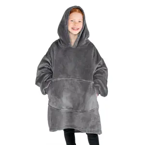 The Bare Homey - Youth Wearable Blanket - Microplush Front Pocket