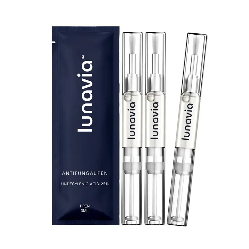 Lunavia Antifungal Pen - 25% Undecylenic Acid Nail Repair Treatment for Athlete's Ft, Jock Itch, Ringworm Cure