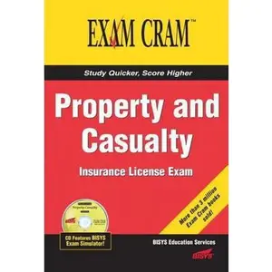 USED-Property and Casualty Insurance License Exam Cram by Educational Services, Bisys (Paperback)