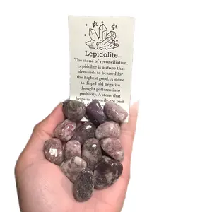 Lepidolite Tumble Stone - Spiritual Healing Crystal