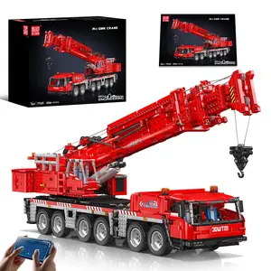 Mould King 17065 GMK Mobile Crane Building Kit,4566+ Pieces Remote-Control Engineering Truck Model with Motors Compatible STEM Construction Toy for Adults & Teens