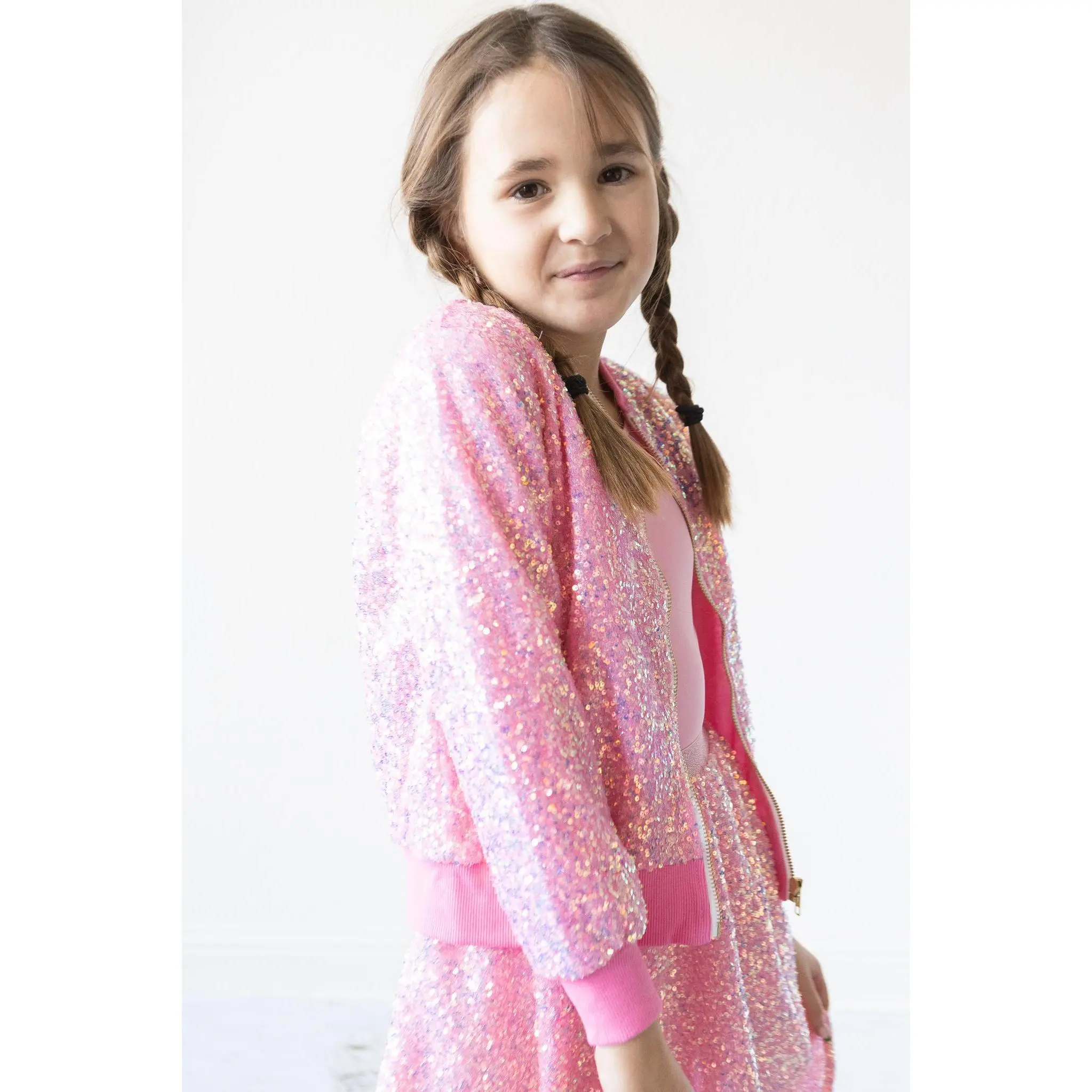 Bubblegum Pink Sequin Jacket