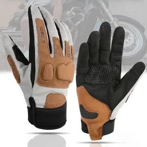 Summer Motorcycle Gloves Touchscreen Compatible Anti Fall Protective Riding Gloves For Men Women Breathable Lightweight Gear For Motocross Street Biking Cycling Outdoor Sports Comfortable Flexible And Durable For All Season Riding