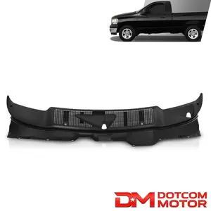 Windshield Wiper Outer Cowl Vent Grille Cover Panel Fit For 02-08 Dodge Ram 1500 2500 3500 Front Trim Leaf Screen Replacement
