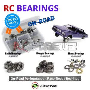 RCScrewZ Metal Shielded Bearing Kit rer075b for RedCat 1979 Monte Carlo Lowrider 1/10 | PRO