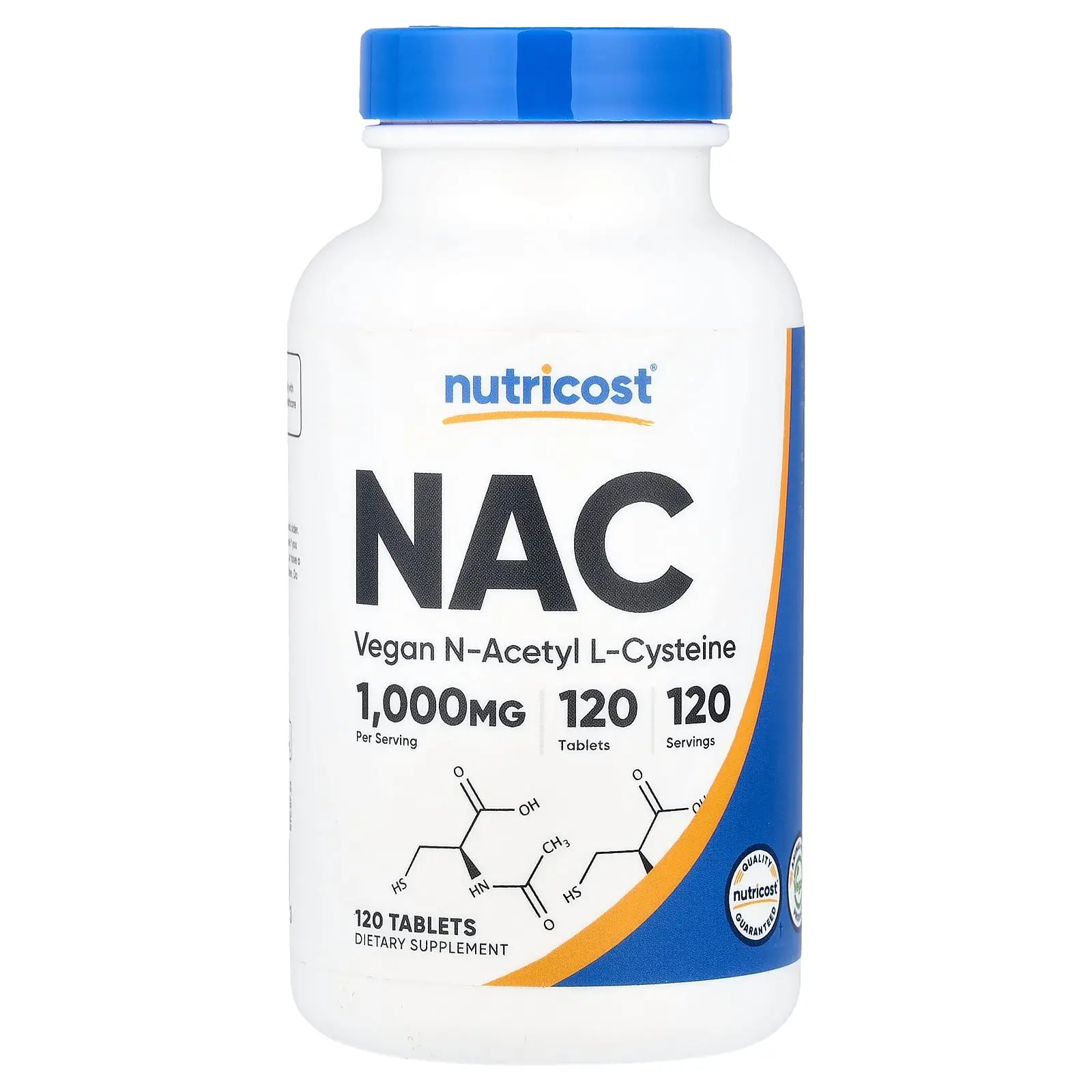 Nutricost NAC, 1,000 mg, 120 Tablets