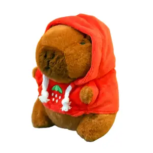 Cute Capybara Plushie With Hoodie