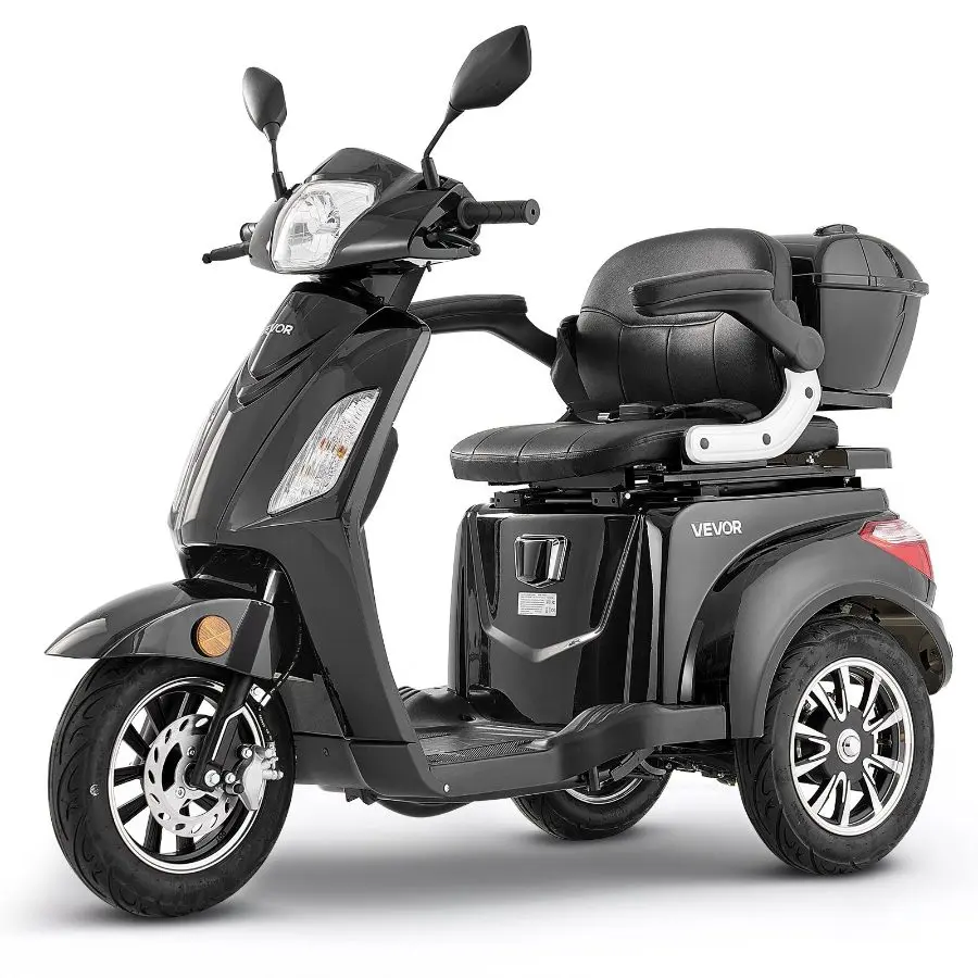【Summerfinds】 Heavy Duty 3-Wheel All Terrain Electric Mobility Scooter for Seniors, 500lbs Capacity, 21.5 Mi Range, 1000W High Speed Scooter, 3-Speed, 20% Max Climbing Capacity, Recreational Mobility Devicedealsforyoudays