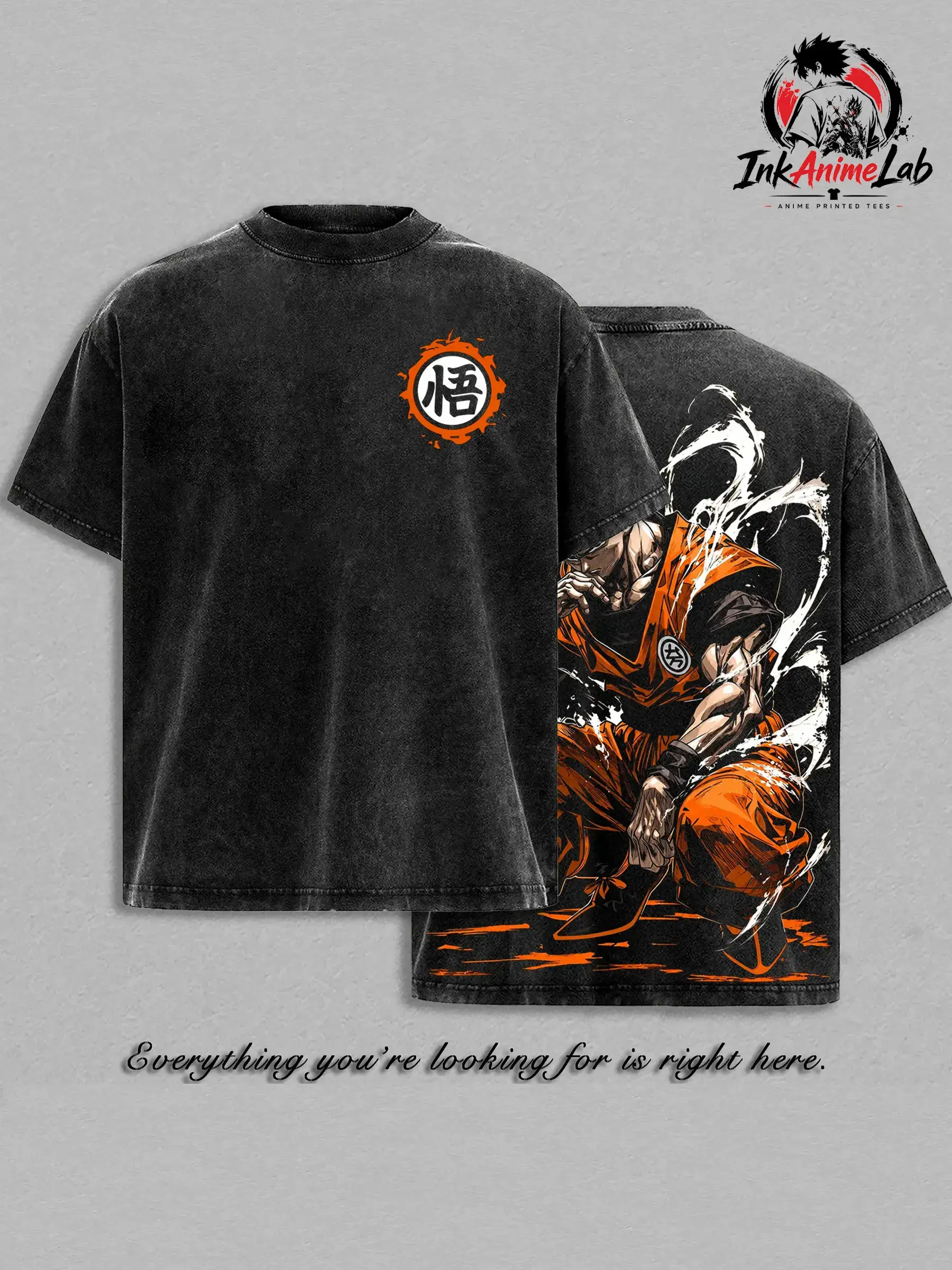 Gohan Beast Vintage Washed Heavyweight Cotton T-Shirt - Oversized Anime Graphic Tee for Men and Women, DBZ Ultimate Warrior Double Printed Manga Streetwear Top, Saiyan Power Retro Y2K DBZ Fan Apparel, Ultimate Anime Lover Aesthetic Clothing Trends 2026