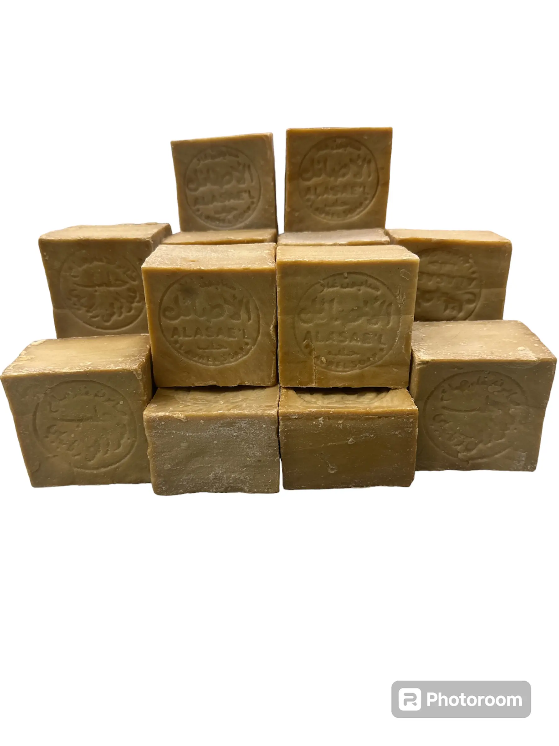 4 Pack Halab Soap Natural Handmade Aleppo Soap, 20% Laurel Oil, 80% Virgin Olive Oil, Nail Comfort, All Skin Types, 180g Body Care Body Wash Cleanser Skin Care Cleansing