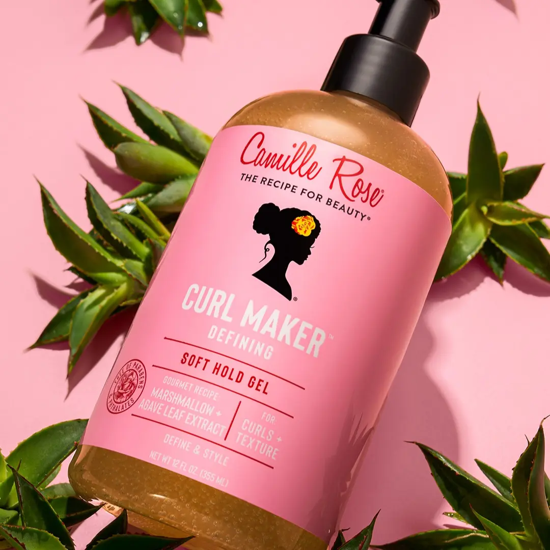 Camille Rose Curl Maker, Curl Defining Styling Jelly, Defines Curls, Softness, Moisturizing