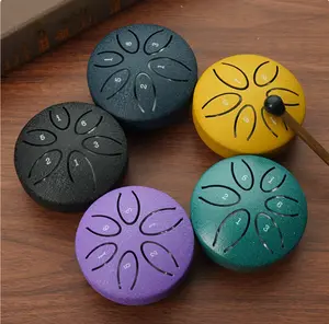 Mini Steel Tongue Drum | Portable Hand Pan | Relaxing Music & Meditation Instrument | Beginner Friendly