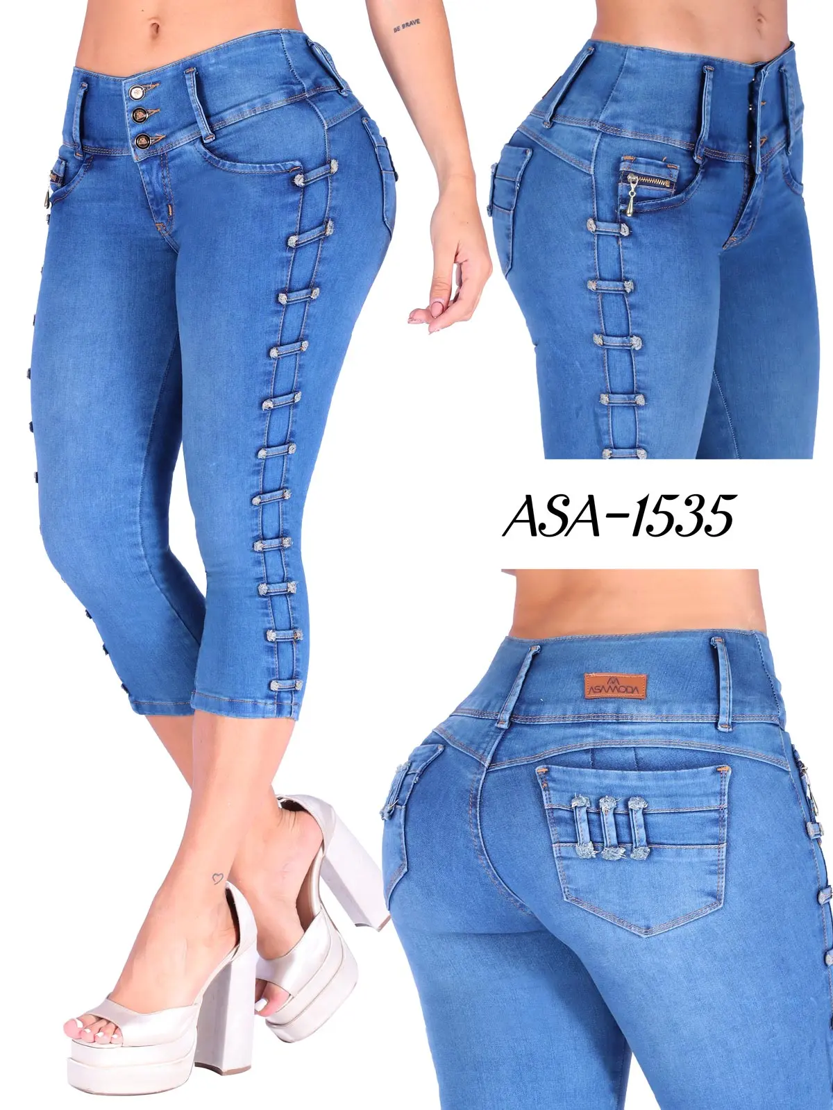 ASA1535 Colombian Buttlifting Jeans