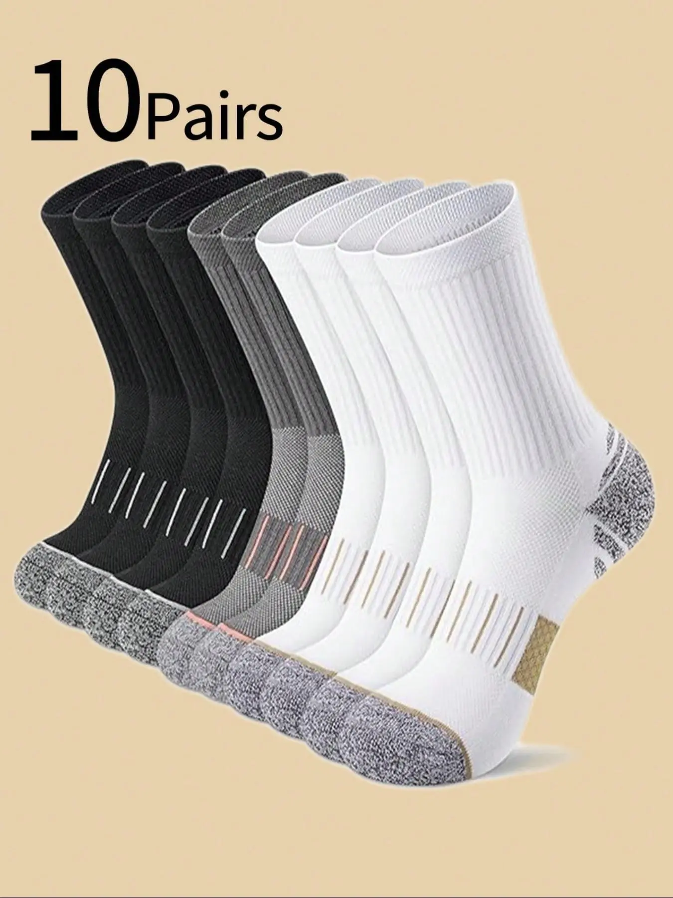 Mixed colors, 10 pairs