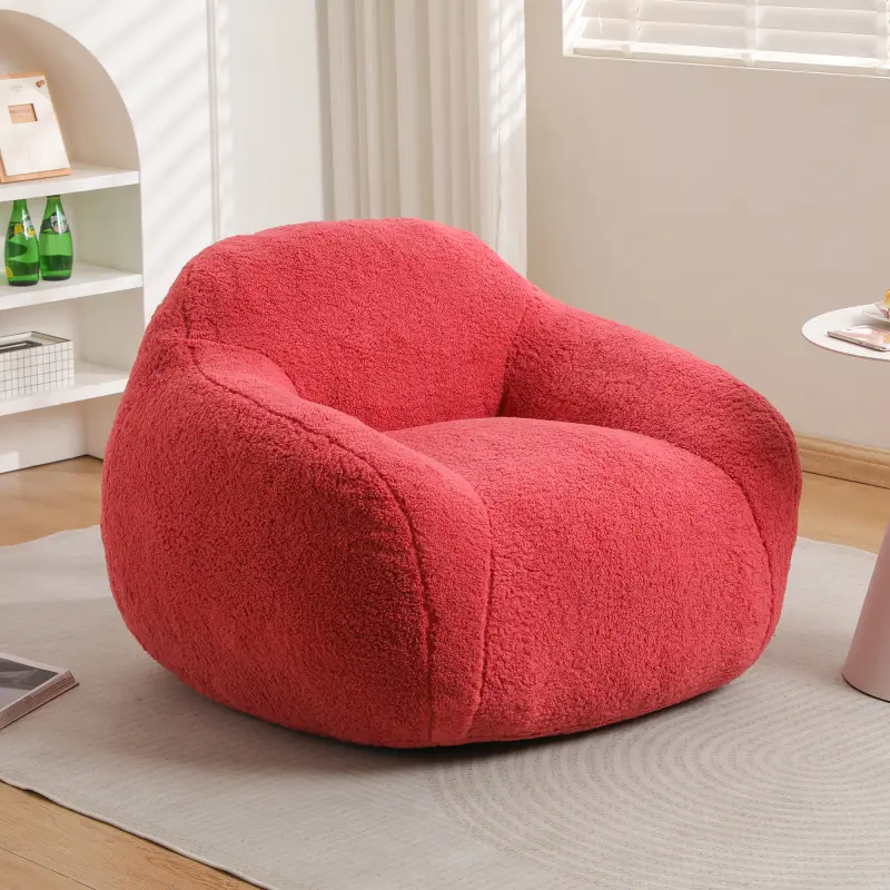 Giant Memory Foam Bean Bag Chair with Armrests - Spacious, Comfy Adult Sofa for Living Room, Bedroom