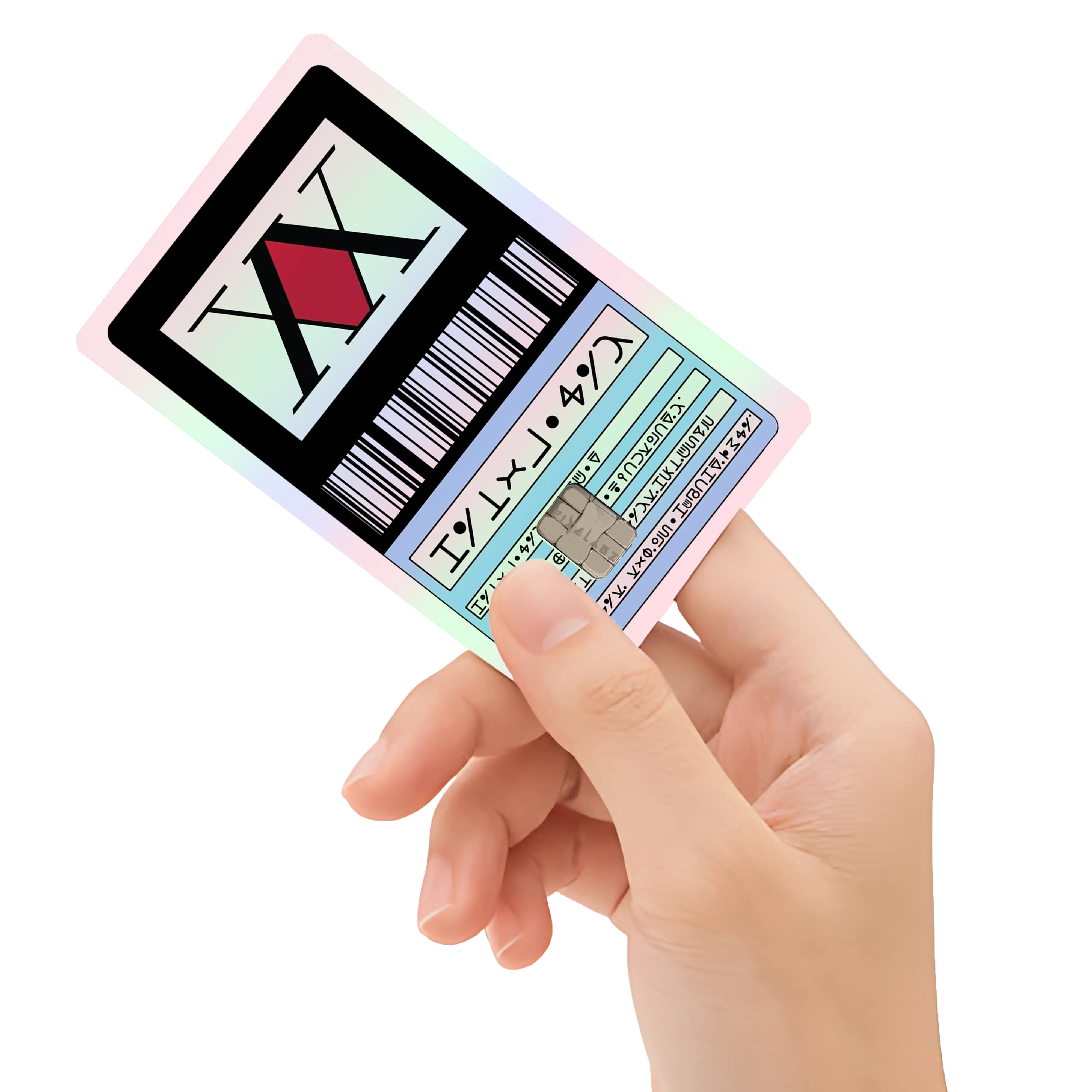Hunter License Holographic Credit Card Decal