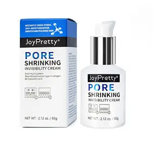 Pore Shrinking Invisible Cream, Rich in Hyaluronic Acid, Concealer, Moisturizer, Invisible Pores and Fine Lines, Suitable for Both Men and Women, Make-up Base Cream.
