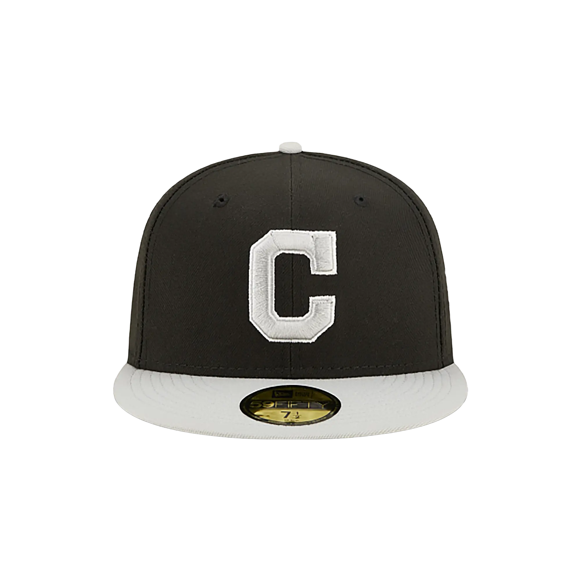 59FIFTY Cleveland Guardians Authentic Fitted Hat "Black / Grey - Visor" NE794
